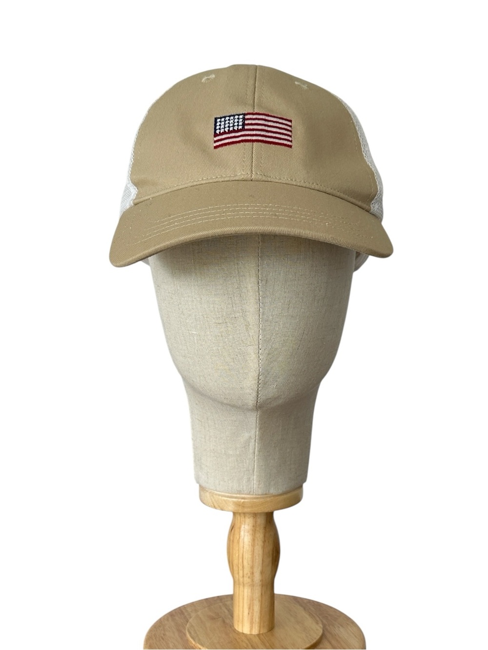 J. Crew American Flag Trucker Hat Snap Back Patriotic 4th of July One Size